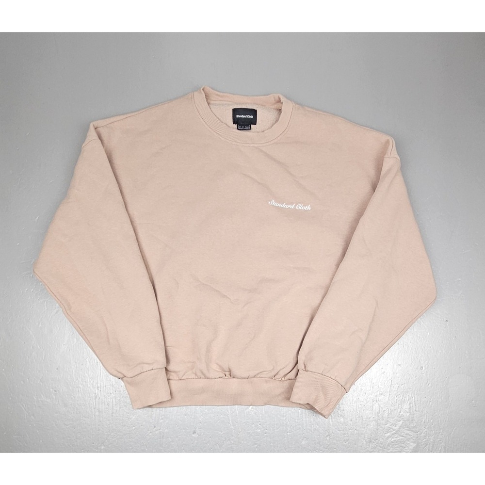 Urban Outfitters Standard Cloth Sweatshirt Mens Large Peach Comfort‎ Crewneck